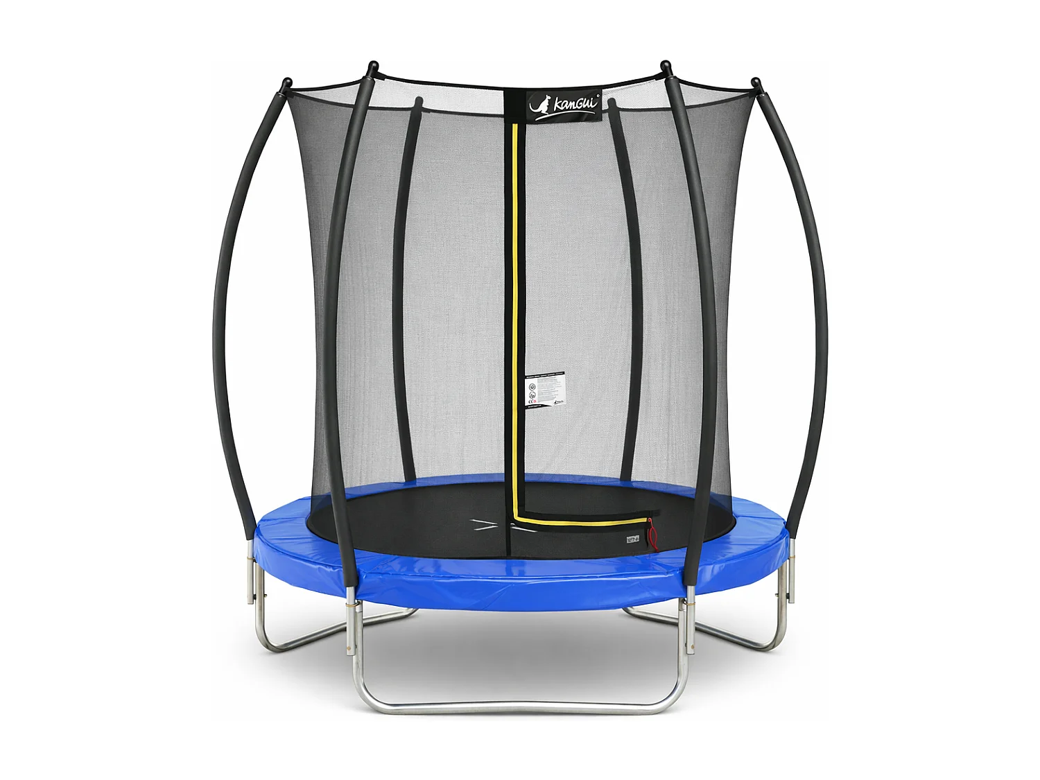 Kangui - Trampoline rond Ø180cm avec filet de sécurité intérieur - Bleu - FPR 180