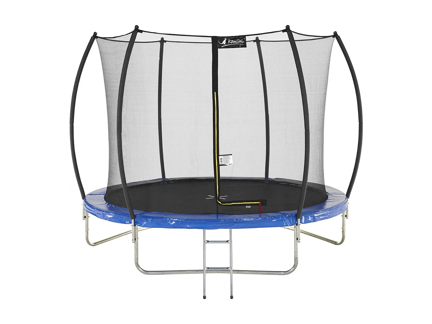 Kangui - Trampoline rond Ø300cm avec filet de sécurité et échelle - Bleu - FPR 300