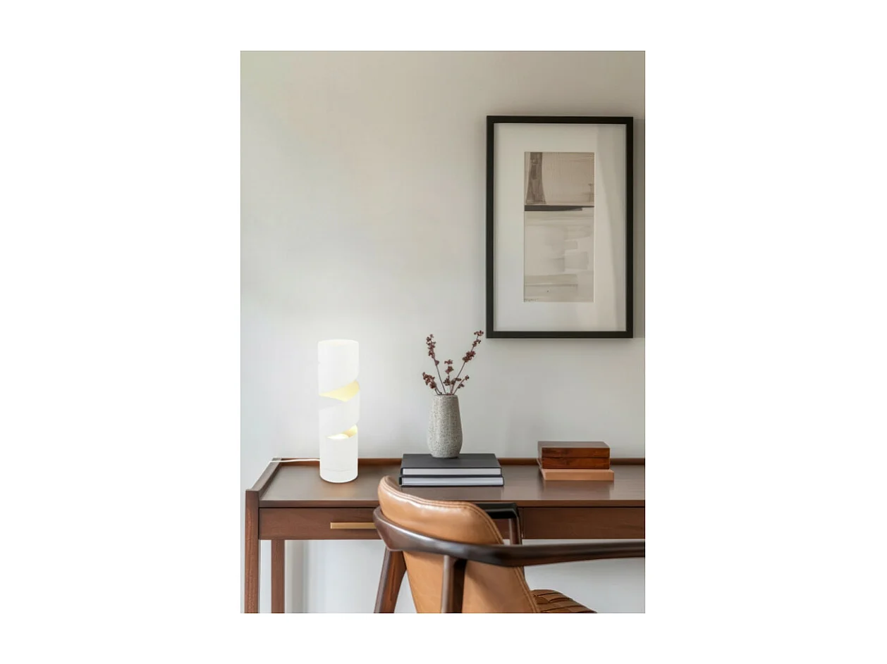 Lampe de table cylindrique 35 cm Stream