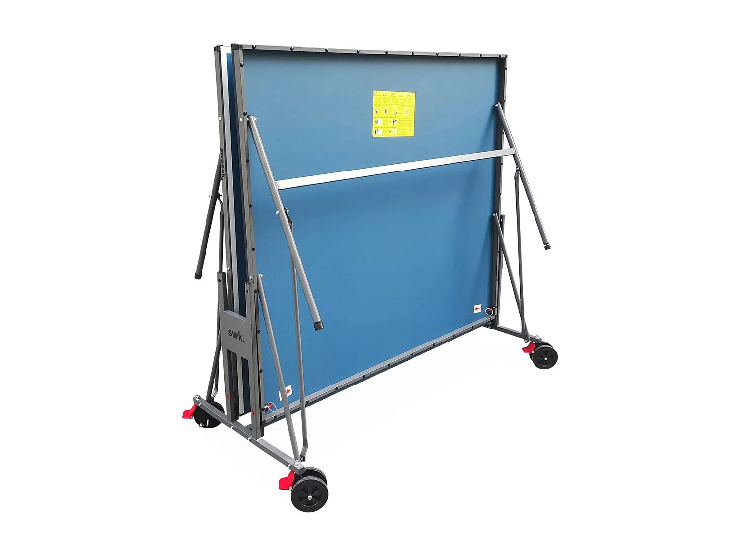 Tavolo da ping pong per interni piegabile con 2 racchette e 3 palline,