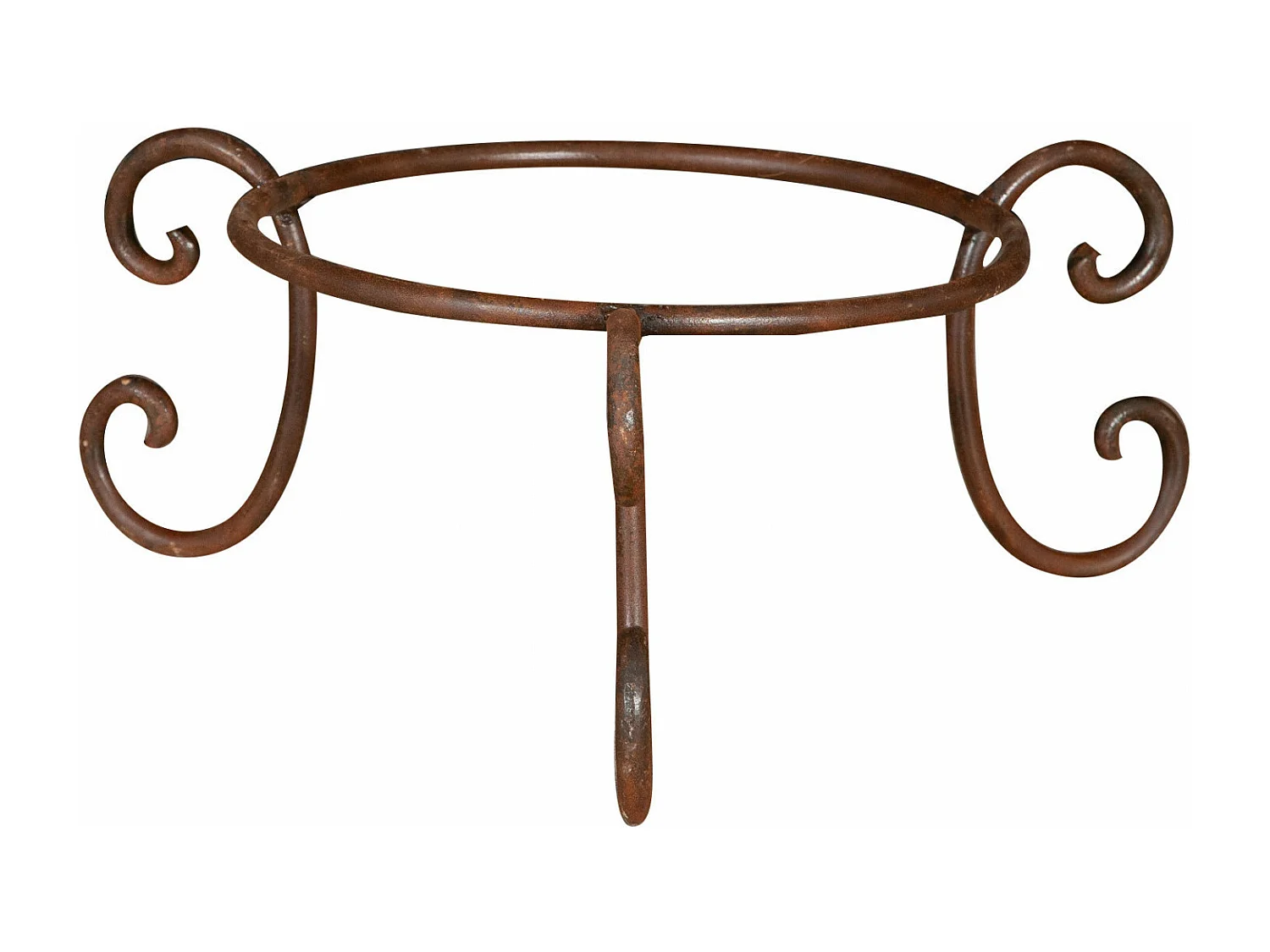 BISCOTTINI Porte-Pot – Support en Fer Solide -  Support Métallique pour Plantes - Support de Plante - Jardinière - Décoratif - Extérieure - 40x40x19 cm