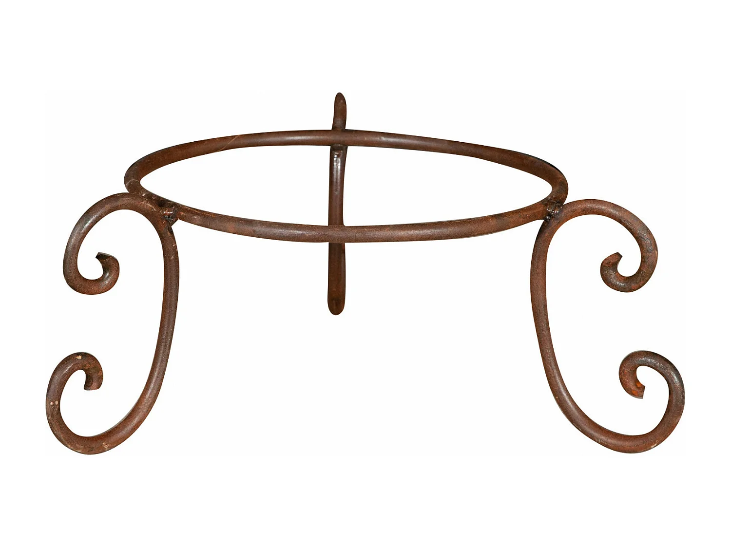 BISCOTTINI Porte-Pot – Support en Fer Solide -  Support Métallique pour Plantes - Support de Plante - Jardinière - Décoratif - Extérieure - 40x40x19 cm