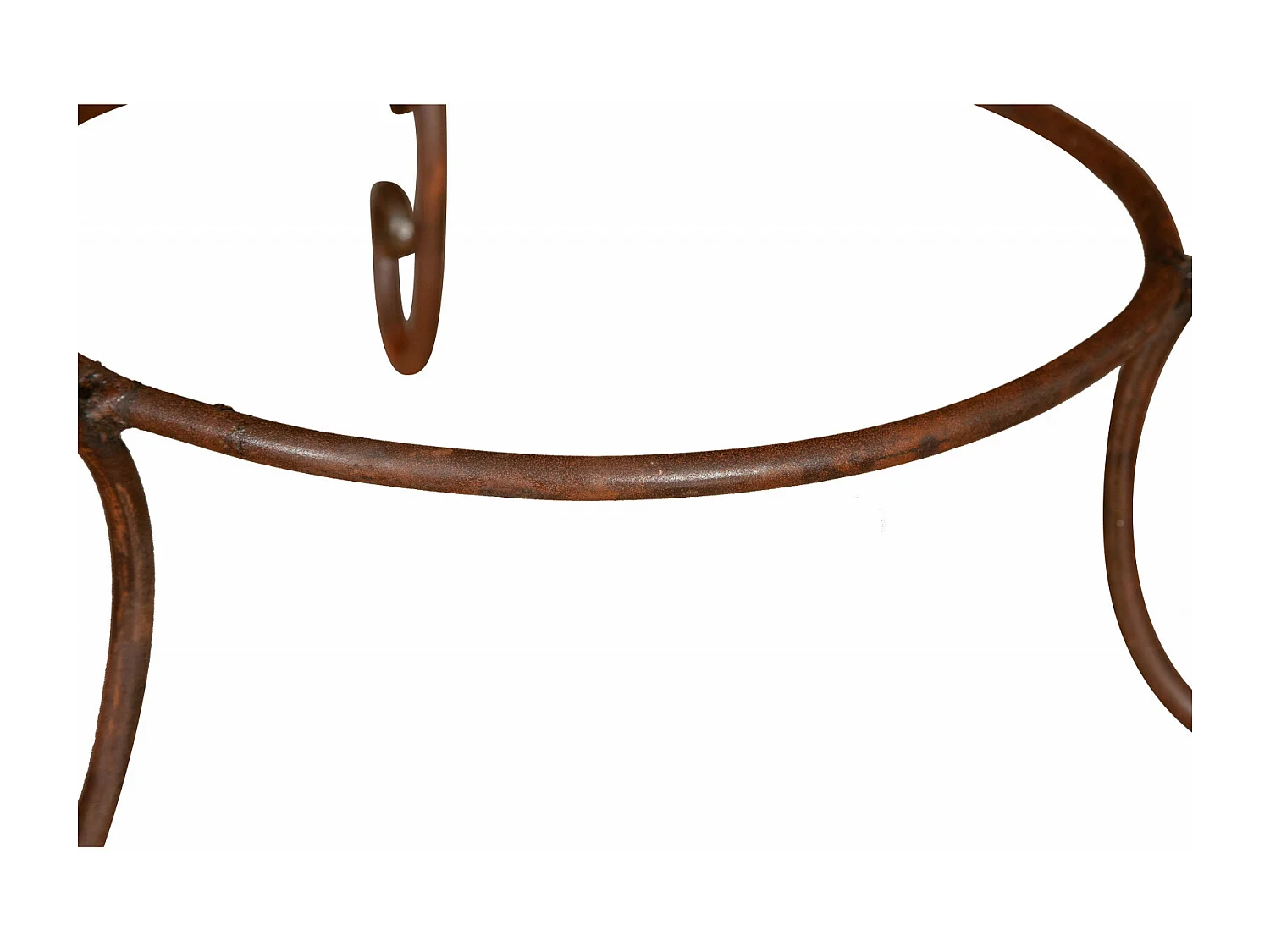 BISCOTTINI Porte-Pot – Support en Fer Solide - Pot de Fleurs - Support Métallique pour Plantes - Jardinière - Décoratif -Extérieure - 55x55x22 cm