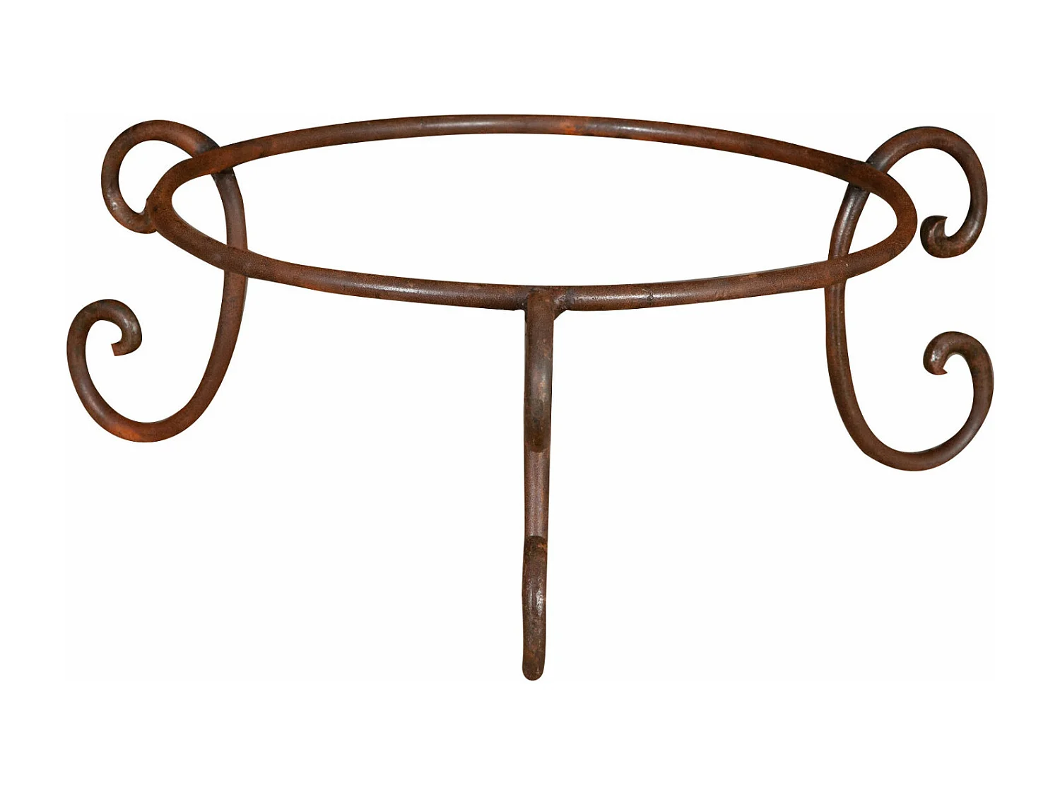 BISCOTTINI Porte-Pot – Support en Fer Solide - Pot de Fleurs - Support Métallique pour Plantes - Jardinière - Décoratif -Extérieure - 55x55x22 cm