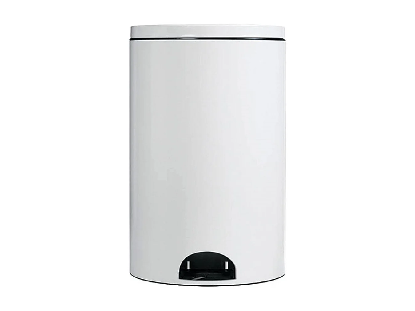 Rossignol Poubelle à pedale 14l blanc - 90264