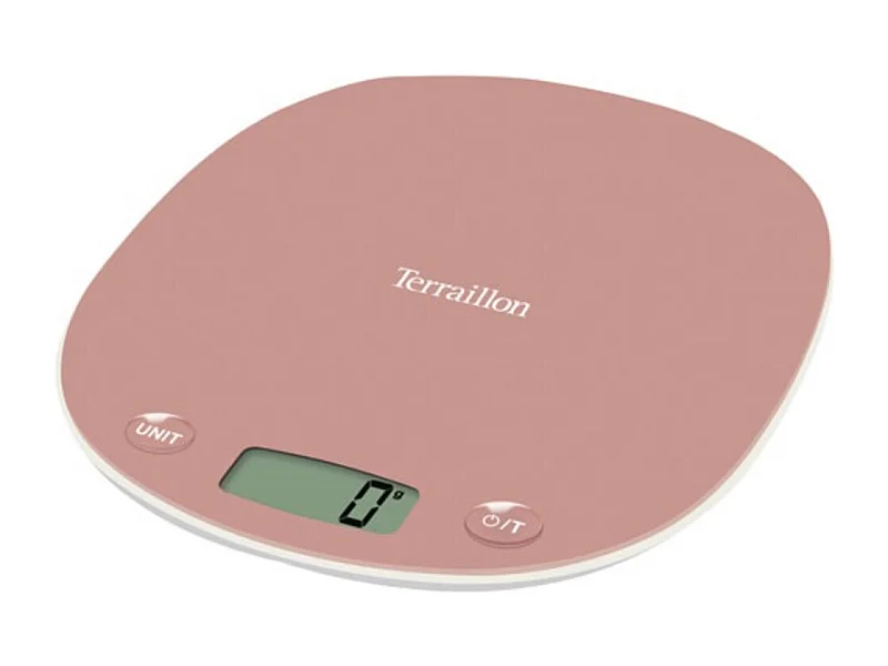 Terraillon Balance de cuisine electronique 3kg/1g rose - MACARON FLEUR DE CERISIER
