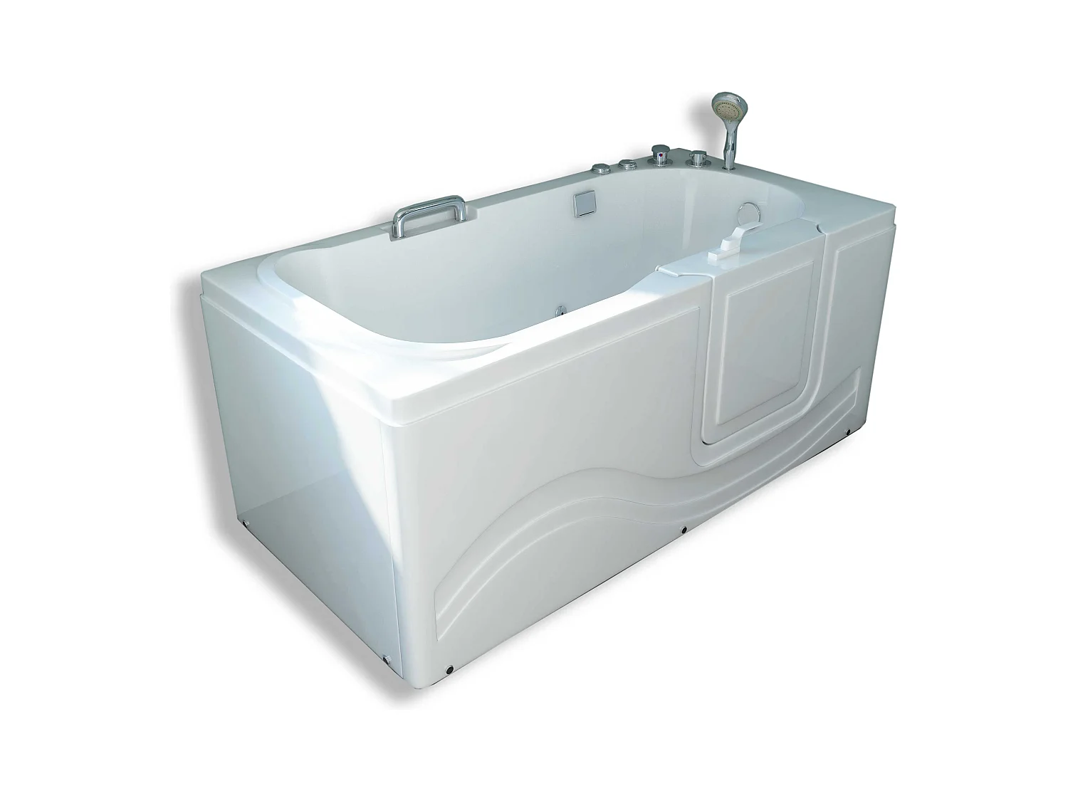 Baignoire balnéo avec porte à droite 153 x 76 cm – Pansy