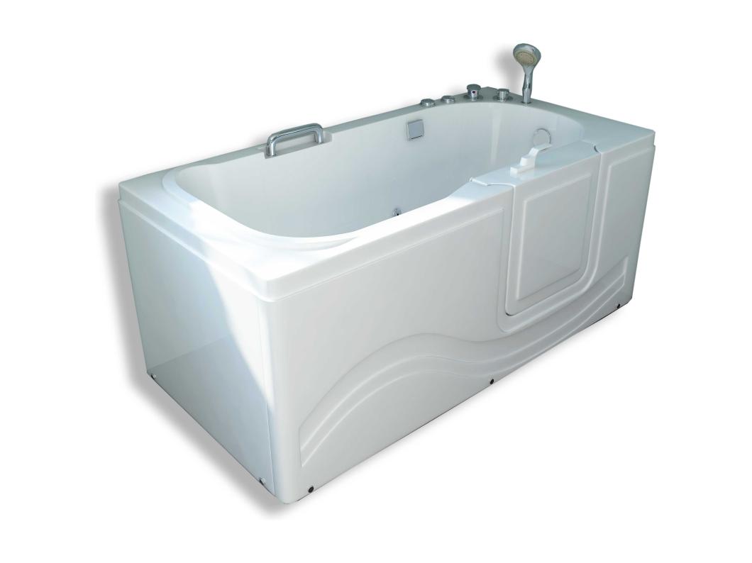Whirlpoolbad met deur rechts 153 x 76 cm – Pansy