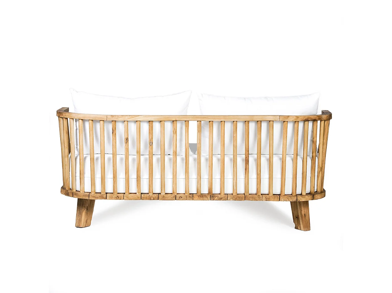 The Double Malawi Daybed - Natural White