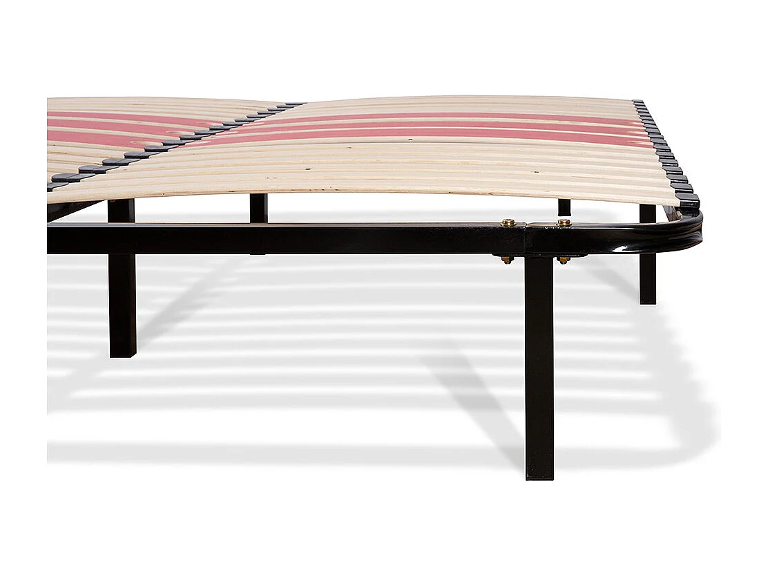 Sommier cadre à lattes Métal FLORENCE - 90 x 190 cm