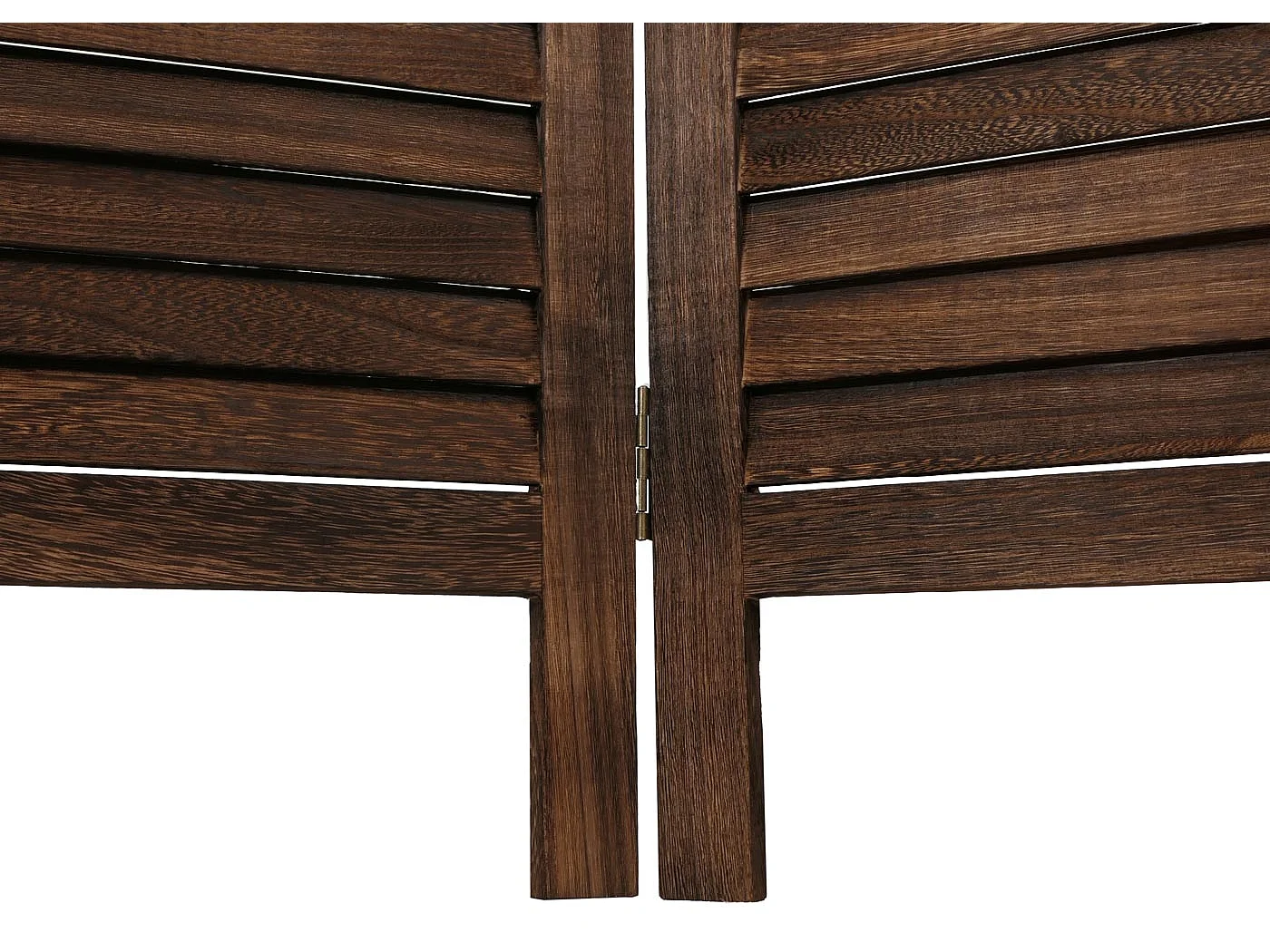 Paravento divisore separè decorativo MCW-A84 6 pannelli 245x170cm marrone