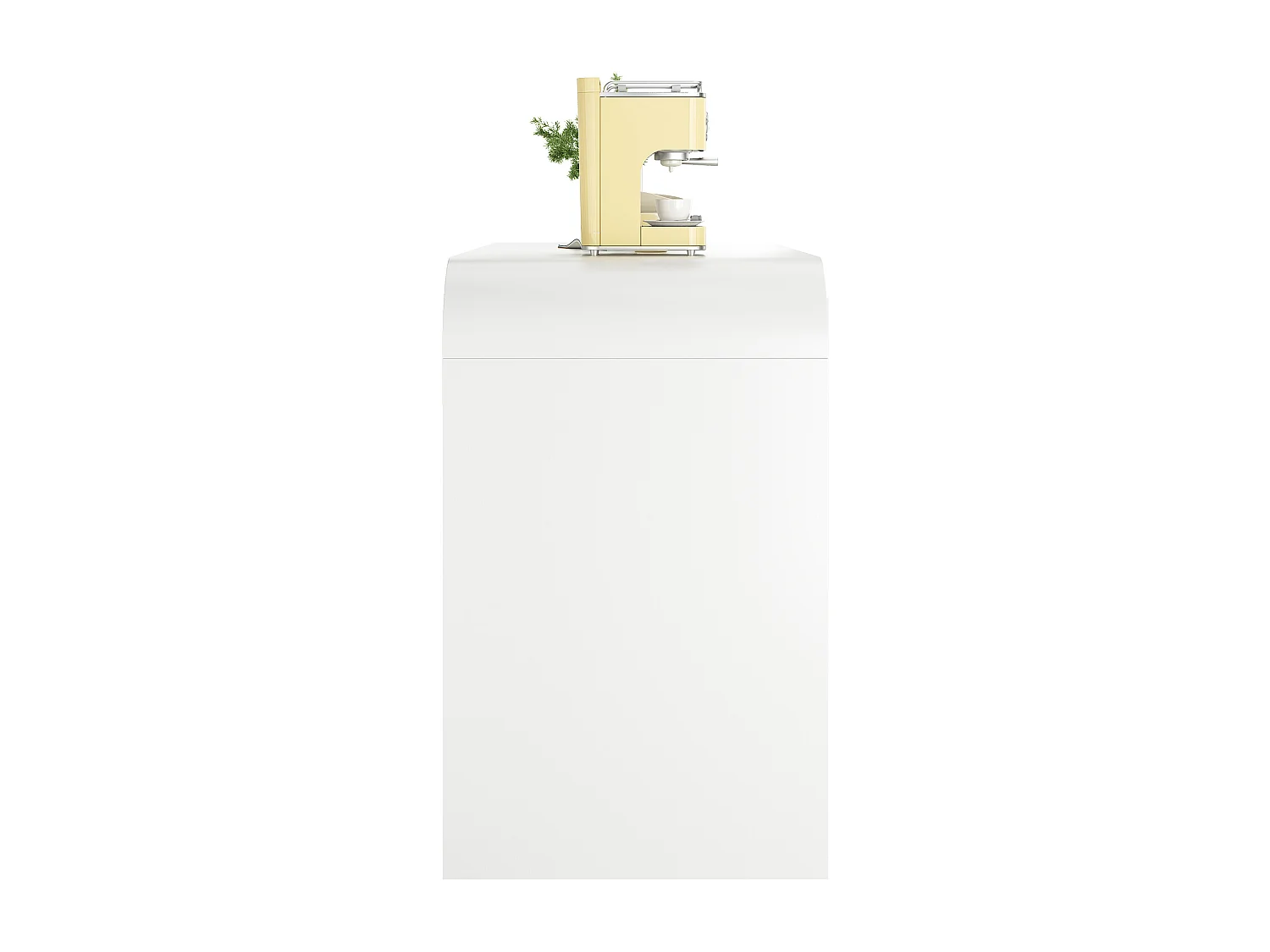 Buffet moderno – 4 puertas de diseño único – en MDF – Blanco