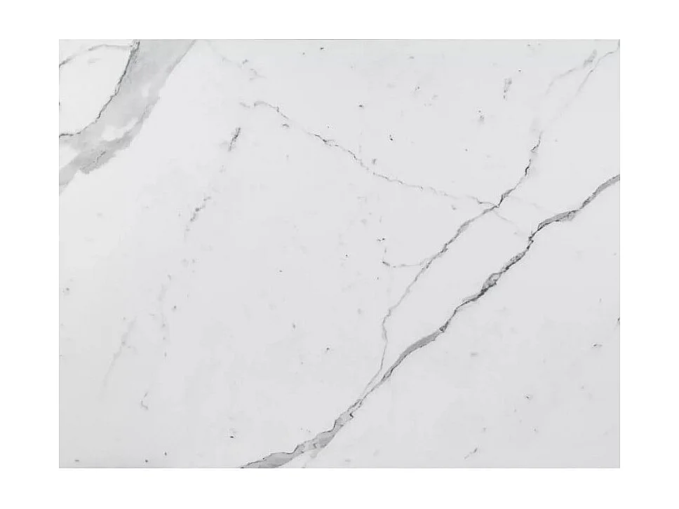 Tavolo design in ceramica effetto marmo bianco 180 - 240 cm Dolcik
