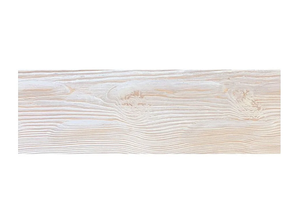 Commode bois blanchi 4 tiroirs avec poignées en métal Forever - Avec LED