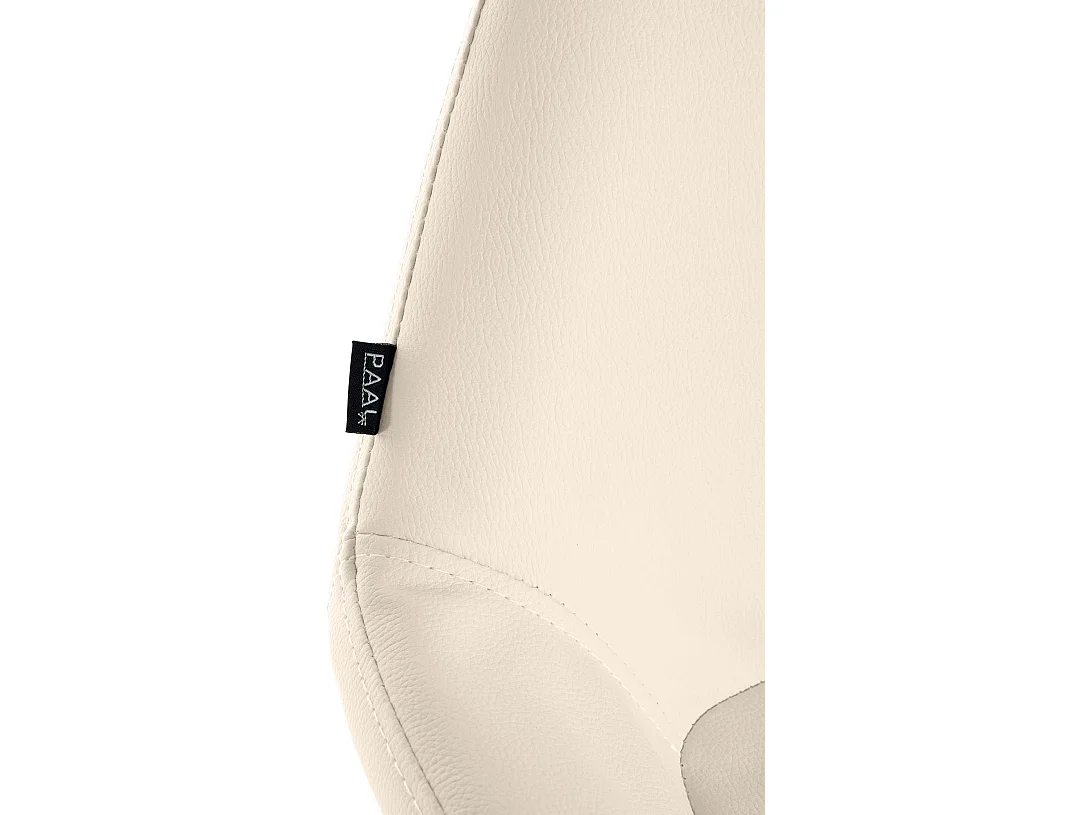 Tabouret de bar - Similicuir - Crème - Braga