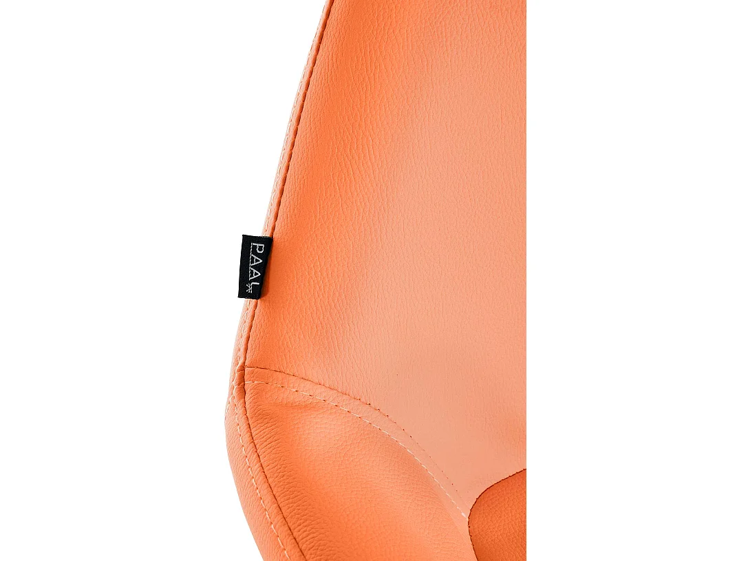 Tabouret de bar - Similicuir - Orange - Braga