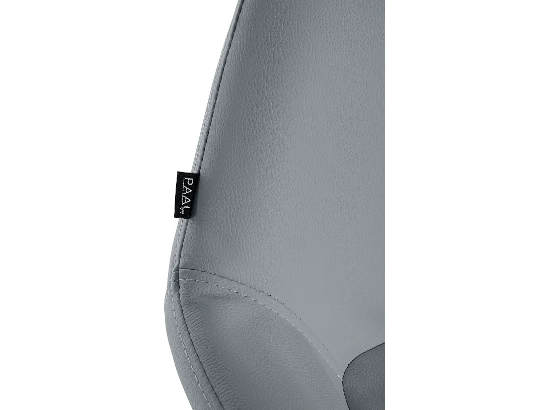 Tabouret de bar - Similicuir - Gris - Braga