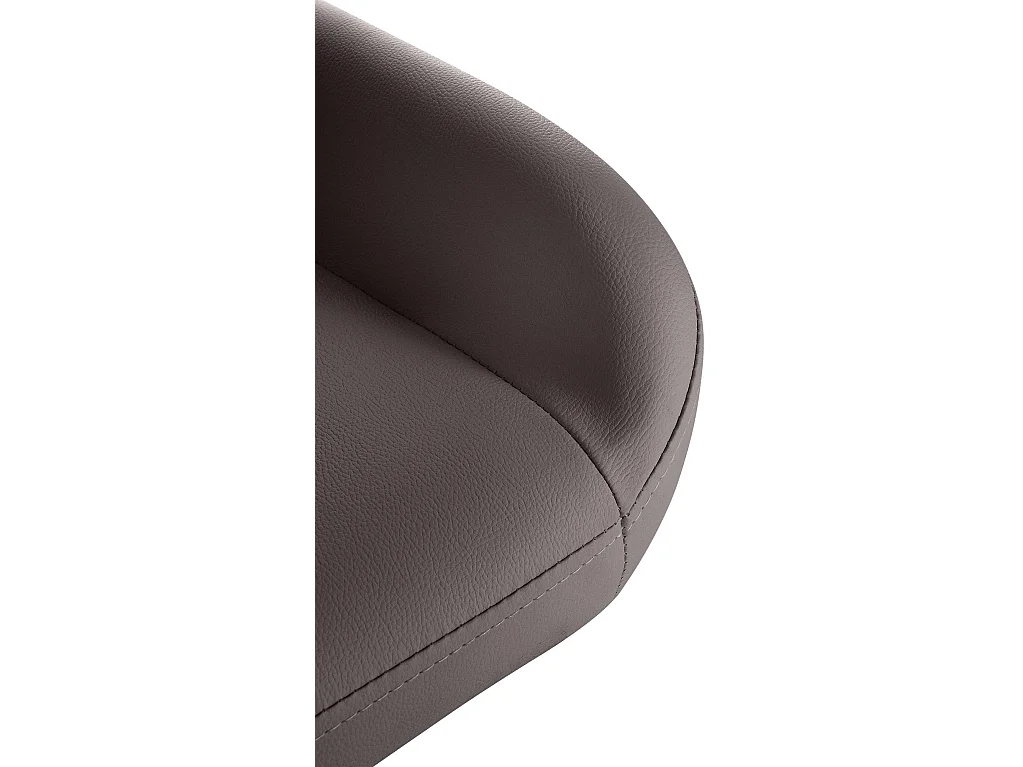 Tabouret de bar - Similicuir - Marron - Braga