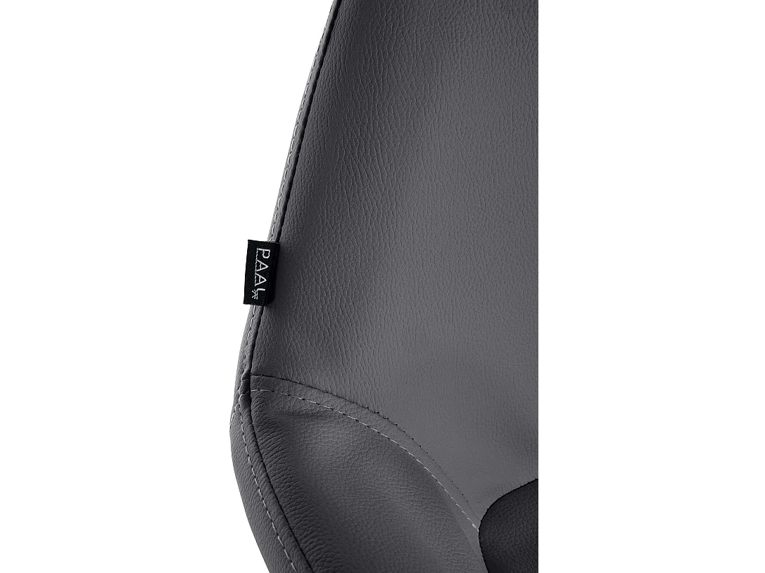 Tabouret de bar - Similicuir - Noir - Braga