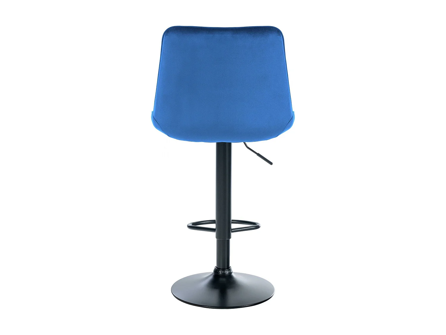 Lot de 2  Tabouret de bar - Velours - Bleu - Toni