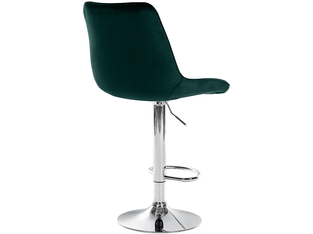 Lot de 2  Tabouret de bar - Velours - Vert - Toni