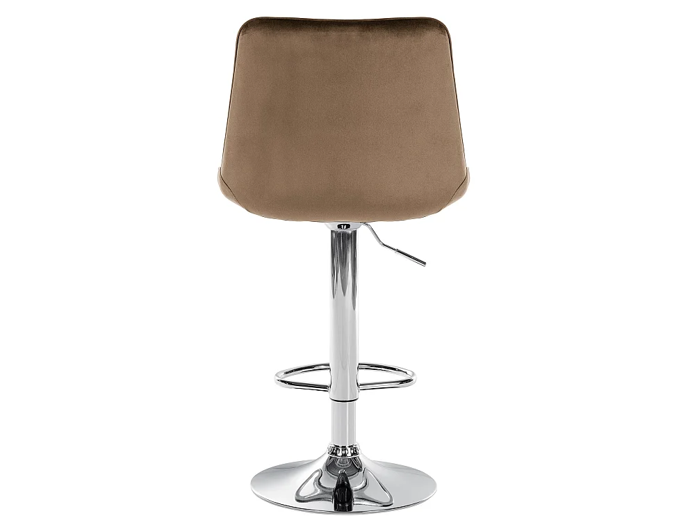 Lot de 2  Tabouret de bar - Velours - Marron - Toni