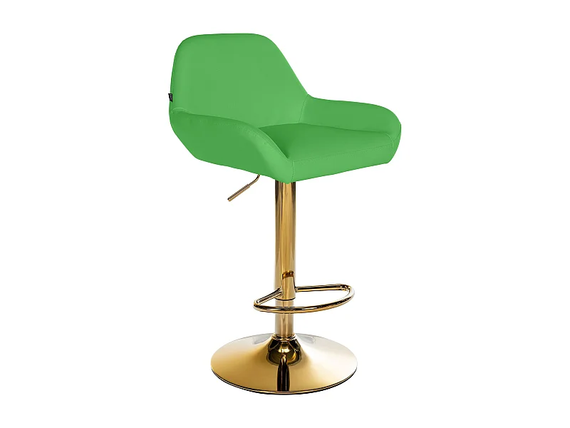 Tabouret de bar - Similicuir - Vert - Braga