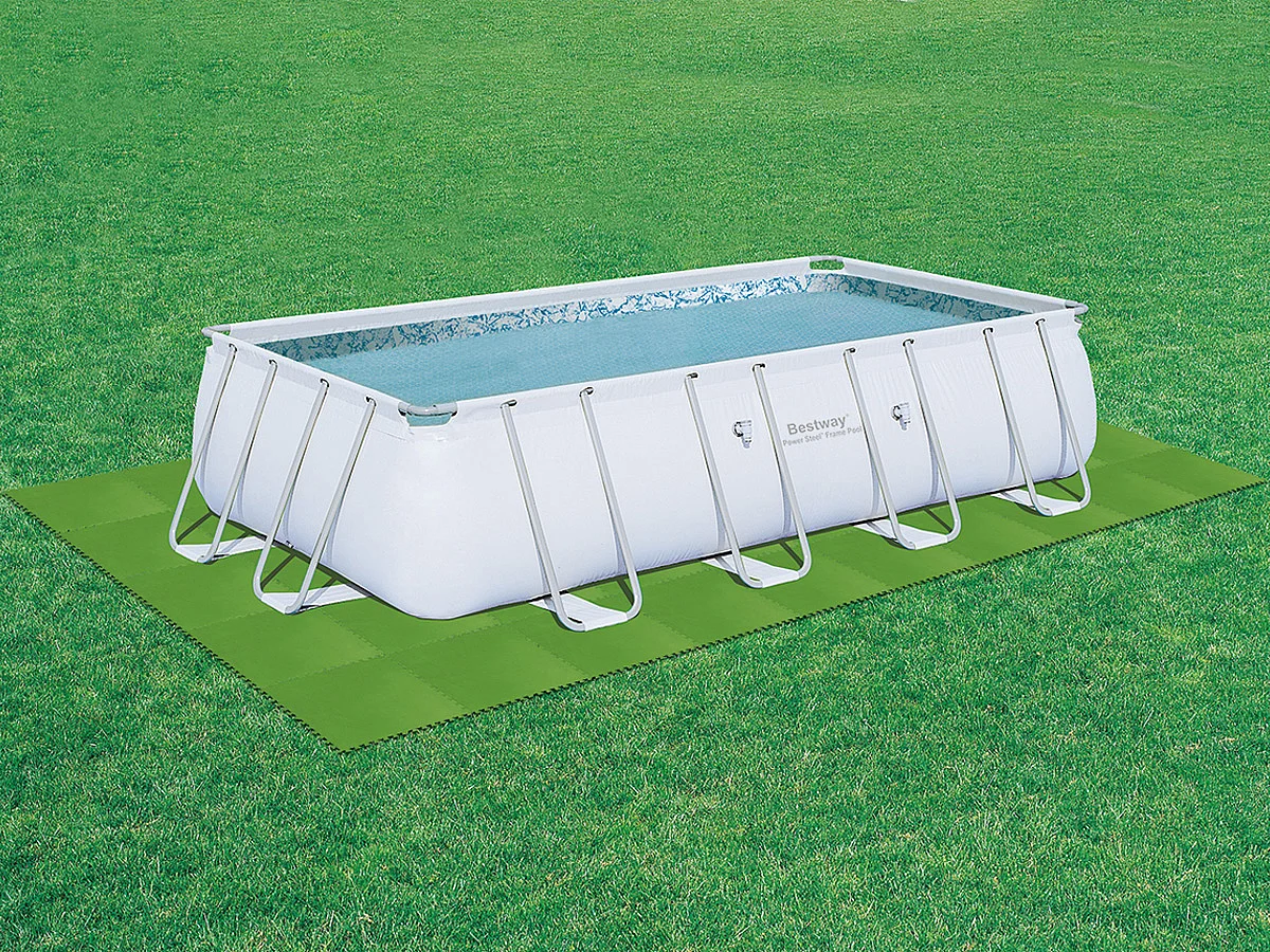 Conjunto de 8 tapetes de proteção pré-formados - 50 x 50 cm