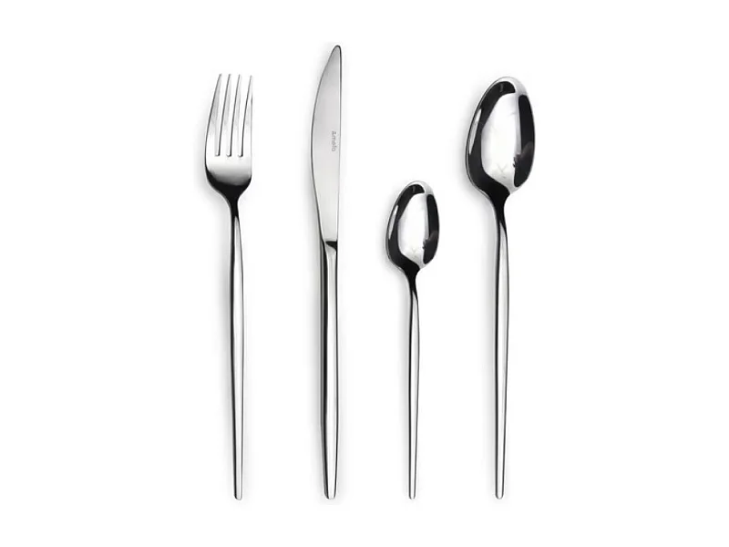 Cubertería de 24 piezas Soprano 46155 de Acero Inoxidable - Diseño Moderno