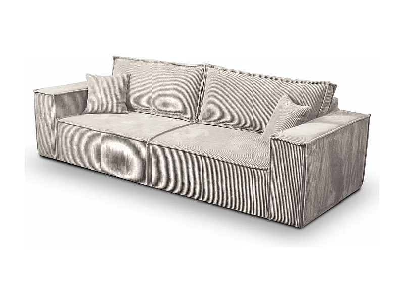 Schlafsofa mit Bettkasten MILLE Cremig