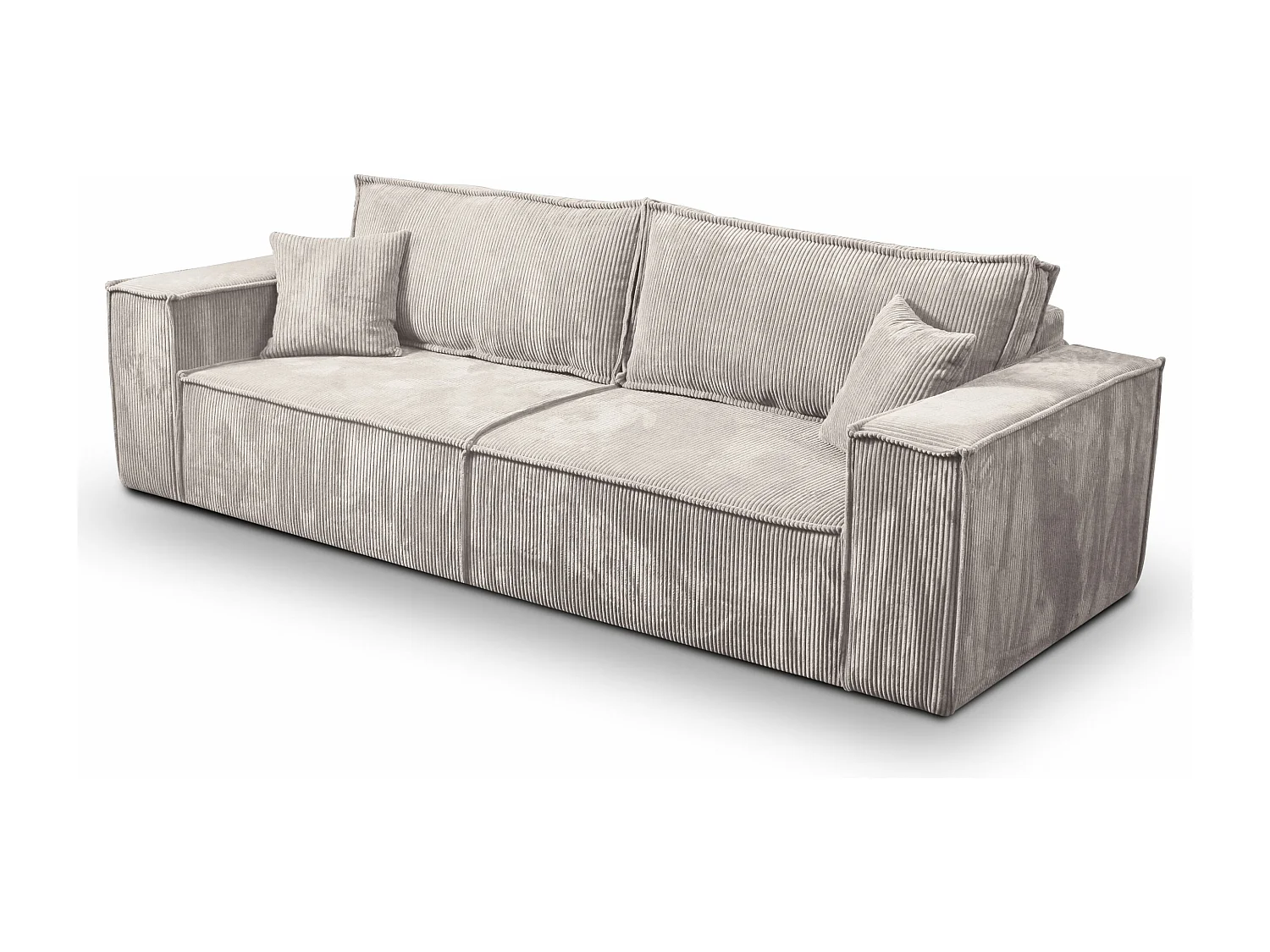 Schlafsofa mit Bettkasten MILLE Cremig