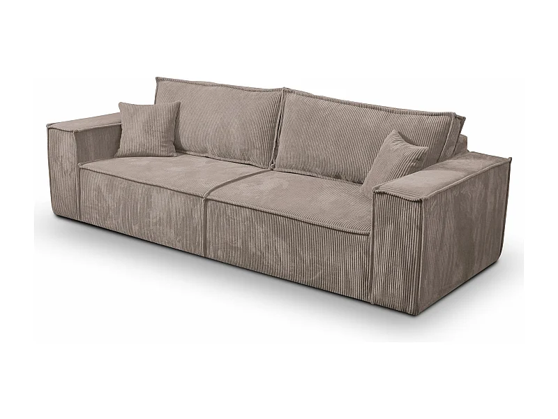 Schlafsofa mit Bettkasten MILLE Beige