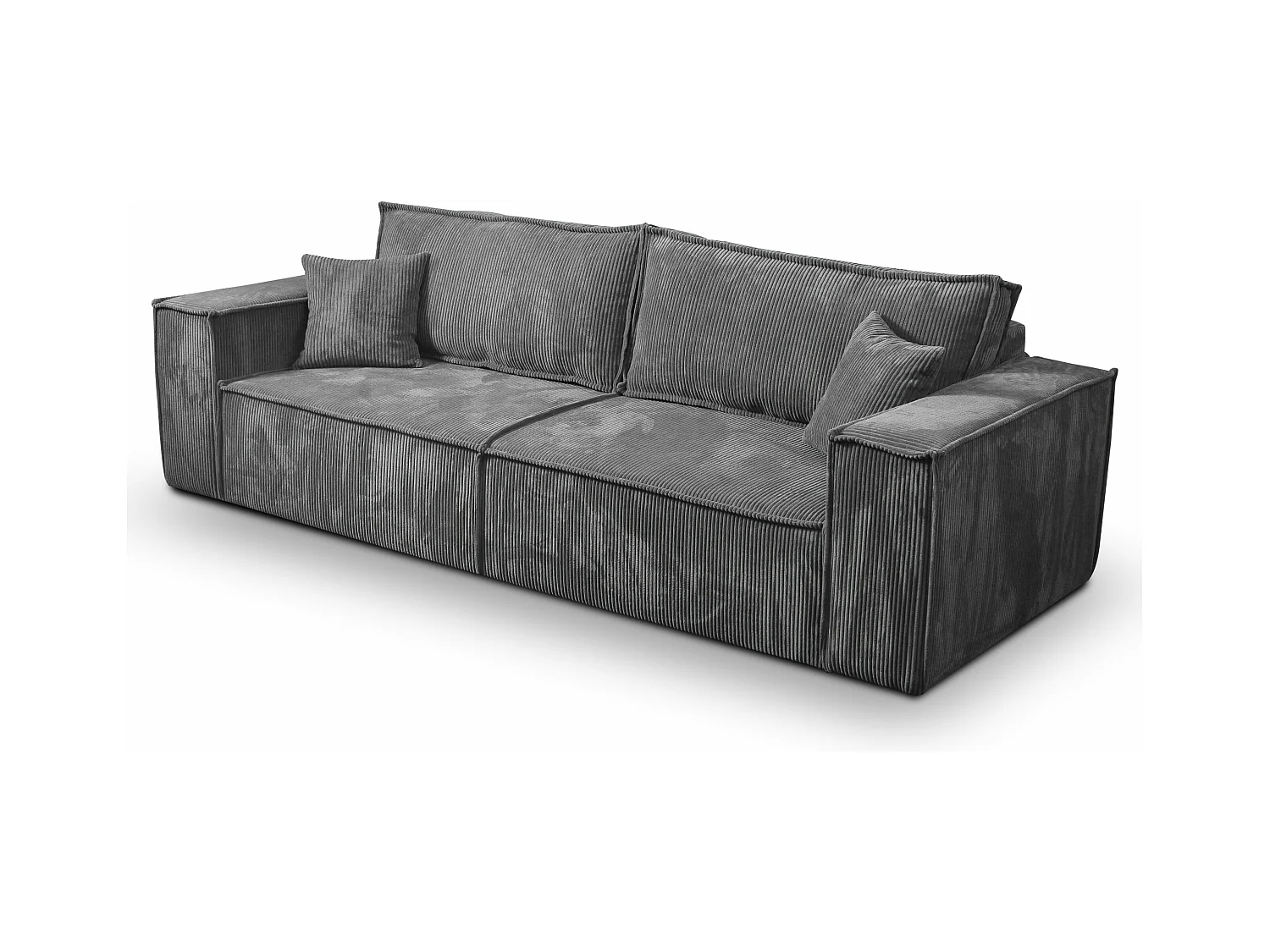 Canapé convertible  MILLE Gris Anthracite