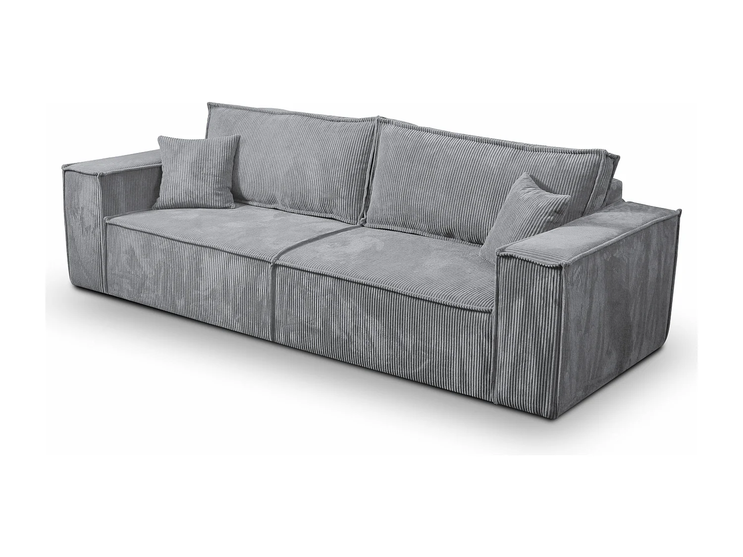 Schlafsofa mit Bettkasten MILLE Grau