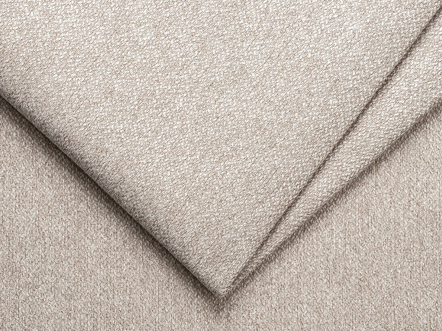 Grande divano letto angolo a sinistra in Tessuto chiné Beige - POGNI della Maison Céphy