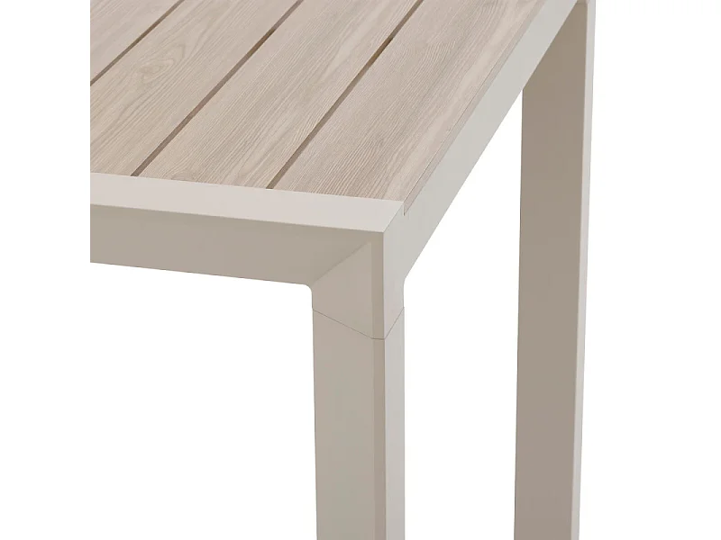 Table fixe 6p Evasion lin/argile Hespéride