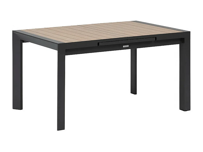 Table de jardin extensible 8p. Evasion honey et graphite Hespéride