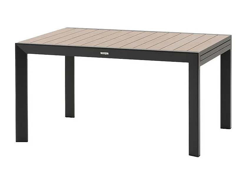 Table extensible 10 places Evasion effet bois honey/graphite Hespéride