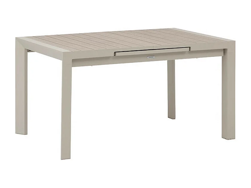 Table de jardin extensible 8p. Evasion lin et argile Hespéride