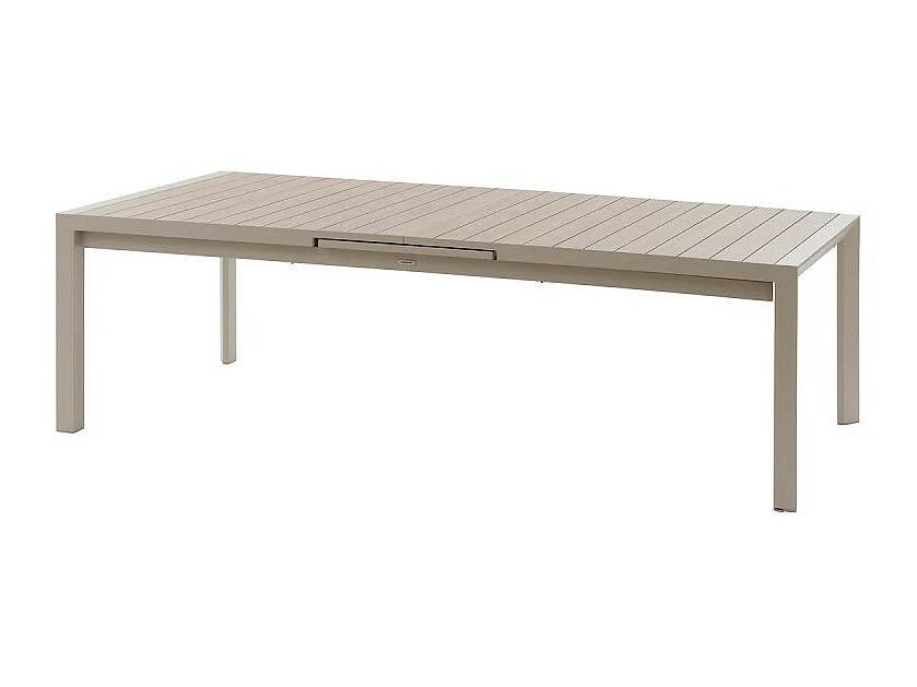 Table de jardin extensible 14p. Evasion lin et argile Hespéride