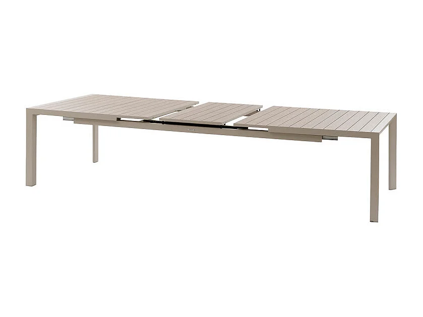 Table de jardin extensible 14p. Evasion lin et argile Hespéride