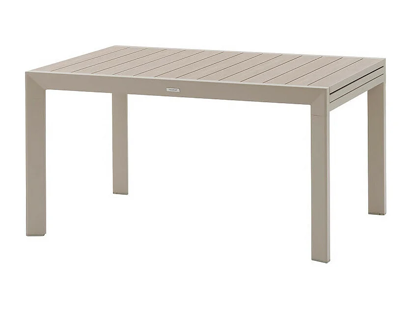 Table extensible 10 places Evasion effet bois lin/argile Hespéride