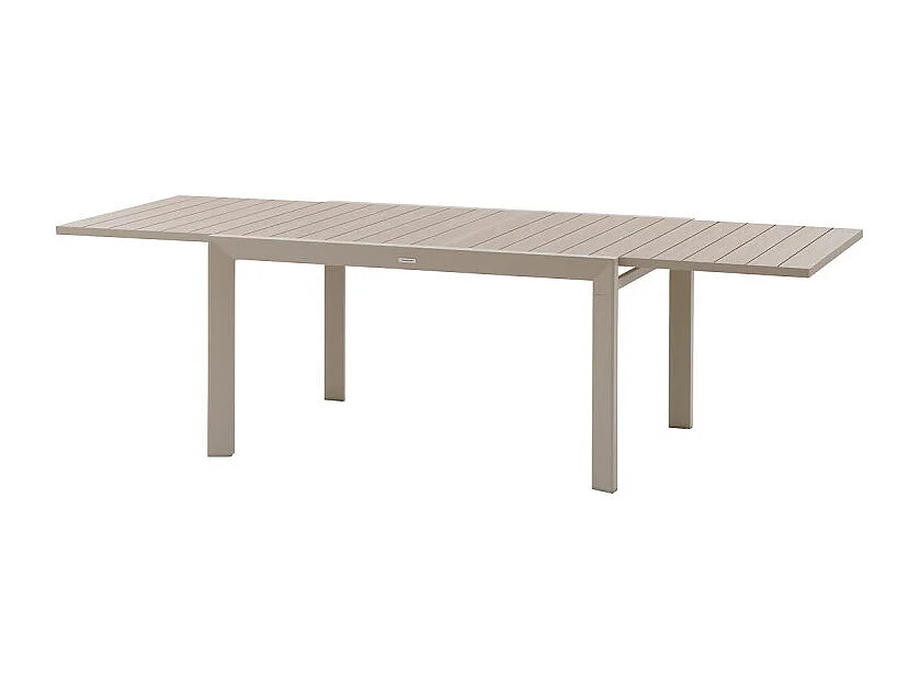 Table extensible 10 places Evasion effet bois lin/argile Hespéride