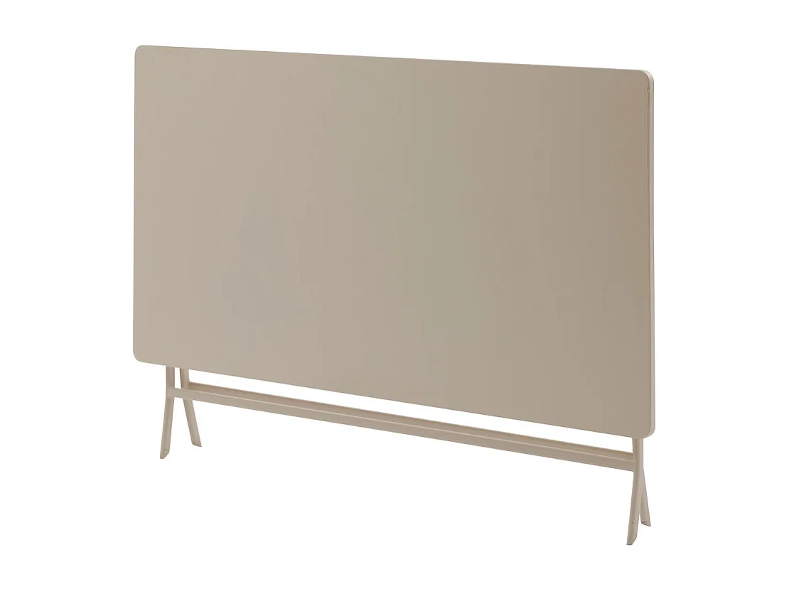 Table rectangulaire pliante Greensboro 6p argile Hespéride