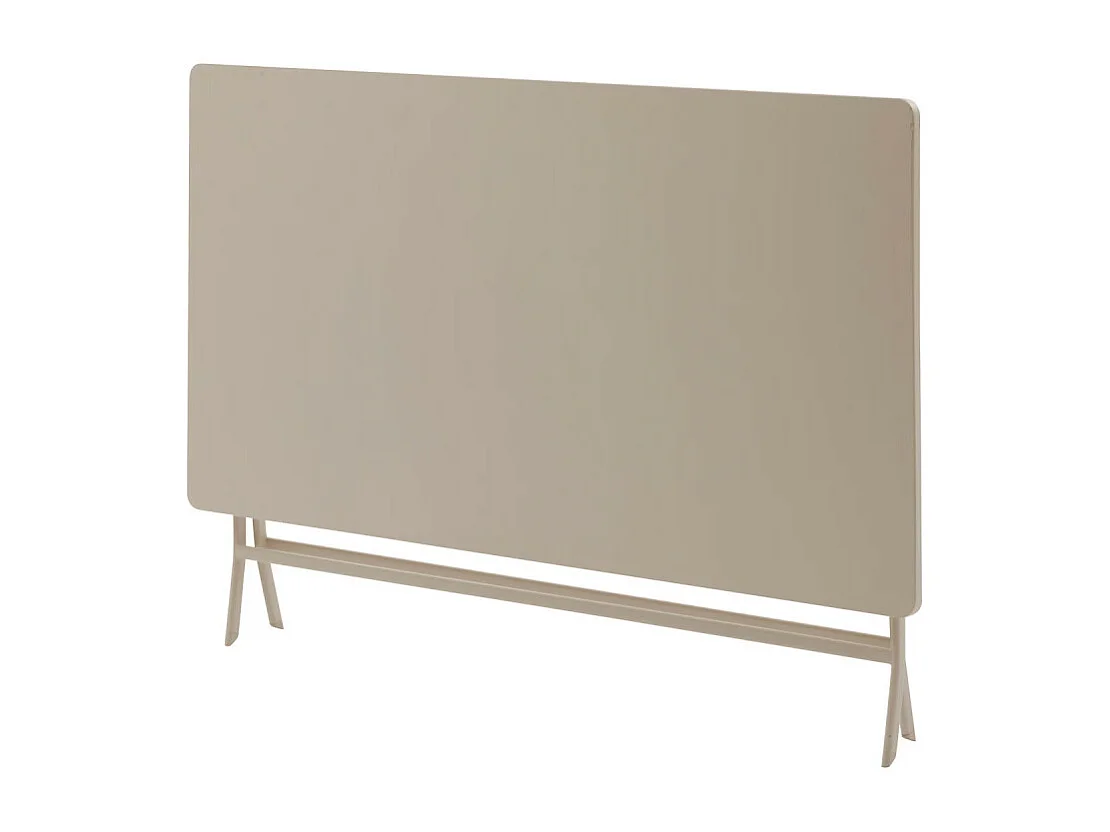 Table rectangulaire pliante Greensboro 6p argile Hespéride