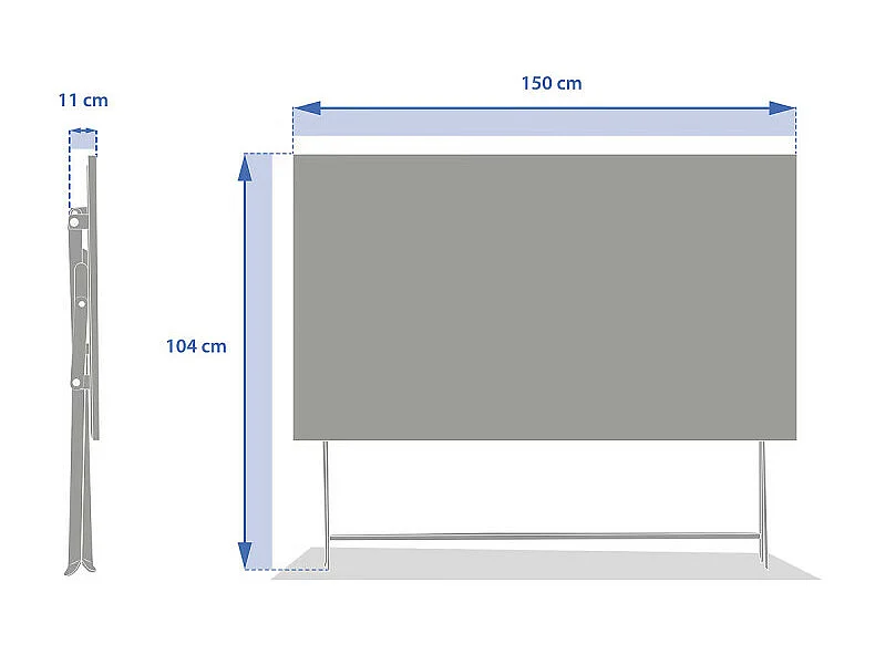 Table rectangulaire pliante Greensboro 6p argile Hespéride
