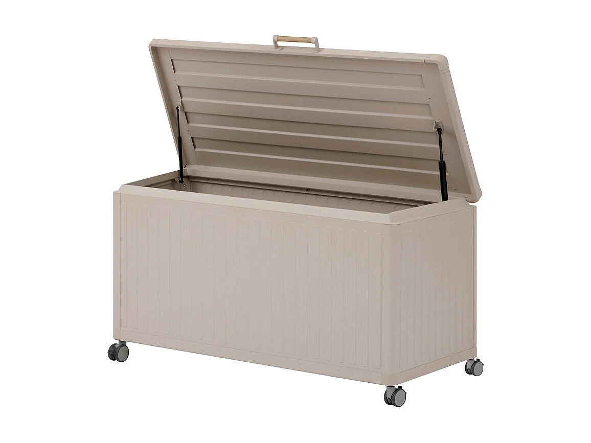 Coffre de rangement extérieur 510L Edenio argile Hespéride