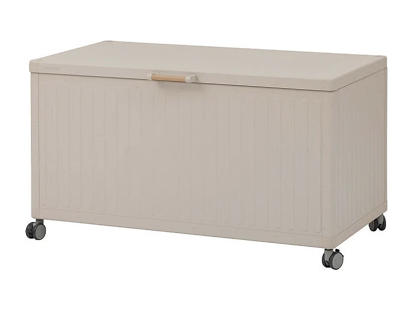 Coffre de rangement extérieur 670L Edenio argile Hespéride