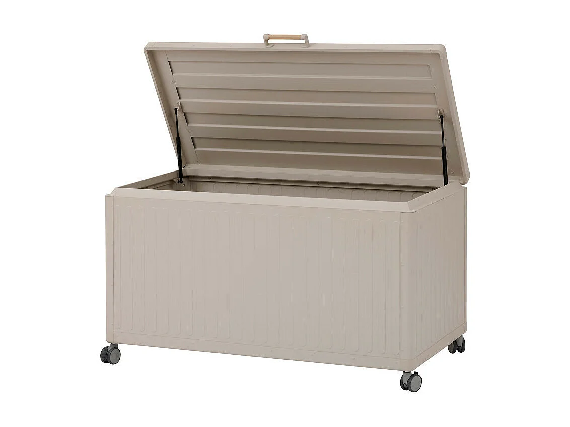 Coffre de rangement extérieur 670L Edenio argile Hespéride