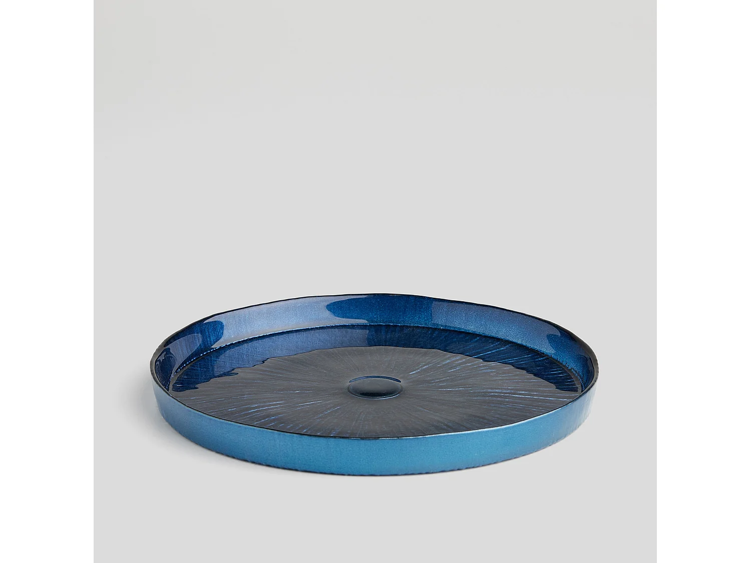 Dekorative Platte Lusteria Dunkelblau 2.5 x 27